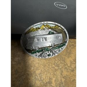 RV Belt Buckle Pewter Buckles Of America